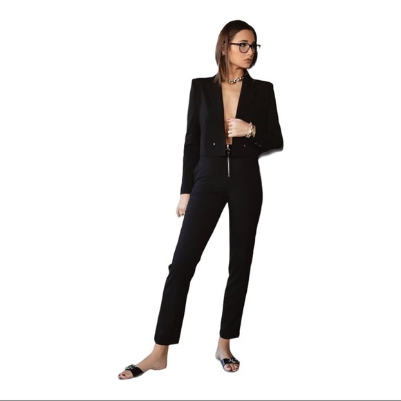 WeWoreWhat Pants - NWT Danielle Bernstein | Zip-Up Pants